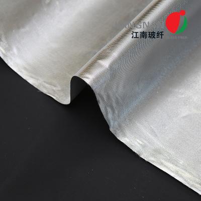 China Weerspiegelende Aluminiumfolie Gelamineerde Glasvezelstof voor Flexibele Schakelaarbuis Te koop