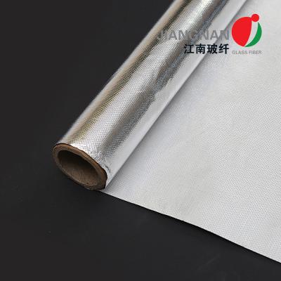 China de 0.12mm Gealuminiseerde Doek van de Glasvezelisolatie voor Marine Covers Te koop