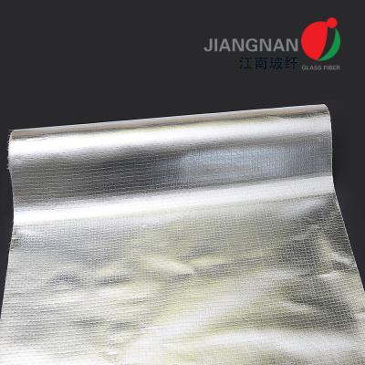 China Zusammengesetzte Aluminiumfolie lamellierte Fiberglas-Gewebe für helles Reflexionsvermögen zu verkaufen