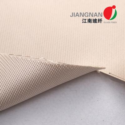 China 1.3mm beständige harte Beanspruchung 1000C der hitzebeständigen feuerfesten Silikon-Fiberglas-Gewebe-hohen Silikon-Stoff-hohen Temperatur zu verkaufen