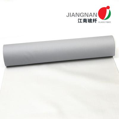 China 0.45mm PU beschichtete Fiberglas-Gewebe-Stoff für Einkaufszentrum-Rauch-Vorhang zu verkaufen