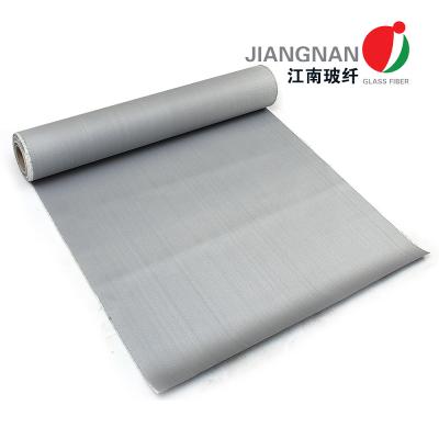 China 0.8mm feuerverzögernde Imprägnierungspu beschichtete Fiberglas-Stoff-feuerbeständiges Gewebe zu verkaufen