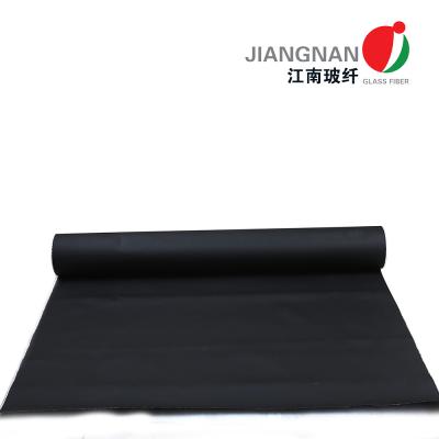 China schwarze PU der 1000mm Breiten-Wärmedämmungs-Material-0.8mm beschichtete Fiberglas-Gewebe zu verkaufen