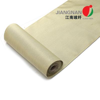 China o Vermiculite de alta temperatura Pelhamite de pano da fibra de vidro da espessura de 0.6mm revestiu à venda