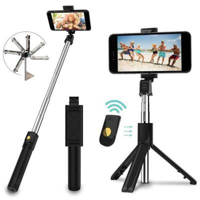 China K07 Selfie 3in1 Selfie Video Stick Mount Holder Extendable Shutter with BT Phone Remote Tripod Holder for sale