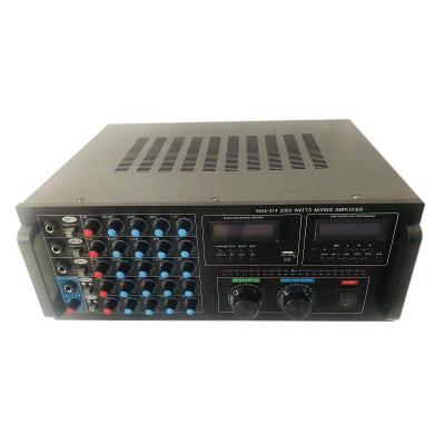 China Vietnamese Power Amplifier Karaoke Dual Reverb 2500 Watts with DSP Master Control and BBE for sale