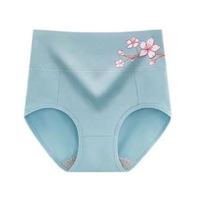 China Good Quality Breathable Plus Size High Waist Panties Breathable High Waist Mature Women's Panties for sale