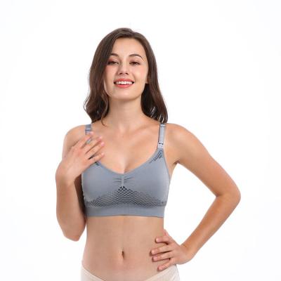 China Comfortable Without Ring New Products Steel Bra Women Buckle Comfortable Soft Large Size Bra Sports Women for sale