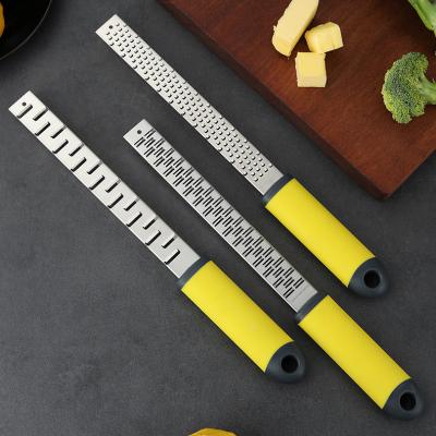 China Wholesale Viable Planer Heat Resistant Wholesale Viable Grater Chocolate Brush Cleaning Planer Cheese Stainless Steel Tool Lemon Zest for sale