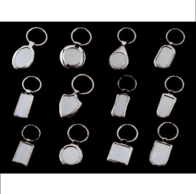 China SmallOrders SO020903 Promotional Custom Metal Zinc Alloy Men's And Women's Engraved White Engraved Promotional Metal Key Chains Key Chains for sale