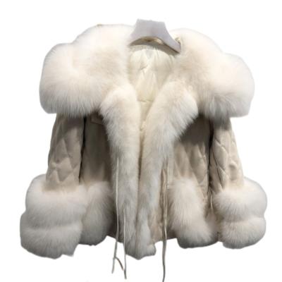 China Wholesale Anti-wrinkle stylish fluffy fur coat women real fashion women winter fox fur coat factory fox fur plus size down jackets for sale