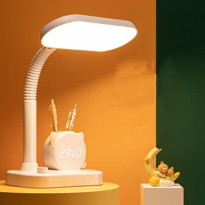 China Modern Hot Sale Creative Eye-shield Led Plastic Lamp Desk Lamp Bedroom Study Room Dormitory Table Lamp for sale