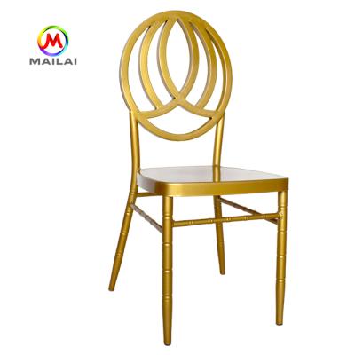 China Cheap Modern Wholesale Modern Metal Phoenix Wedding Dining Chairs for sale