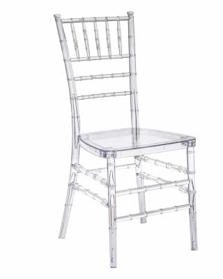 China Hot rush sale wedding chair event resin stacking clear resin chiavari chairs for sale