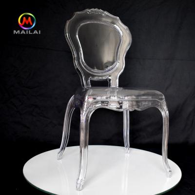 China Modern Stackable Plastic Vogue Bella Princess Party Wedding Chair for sale