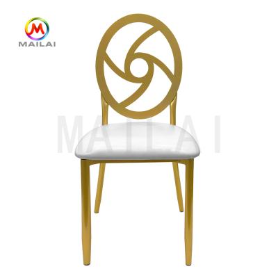 China Wholesale Modern O Back Gold Event Chair for sale