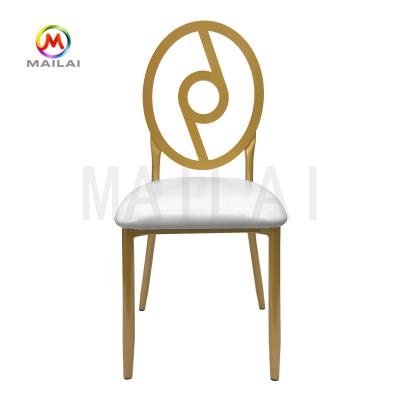 China Factory Direct Sales Modern Durable Metal Material O Back Chair for sale