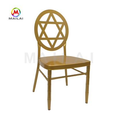 China Wholesale Modern Gold Metal Chairs Wedding Event Chairs For Sale for sale