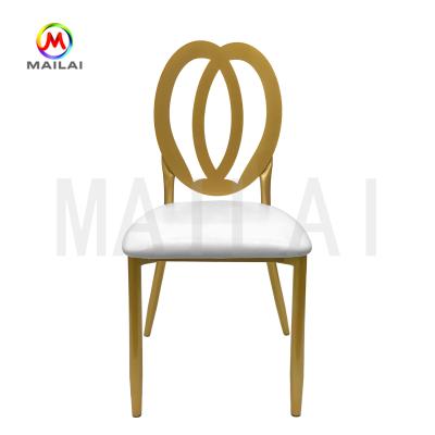 China Factory sale modern fashion metal chair iron wedding chair for event for sale