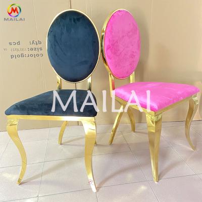 China Contemporary high quality luxury furniture golden style stainless steel royal chair for sale for sale