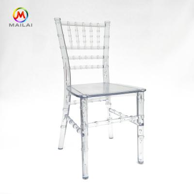 China Clear rush wholesale price kids resin kids chiavari chair for sale