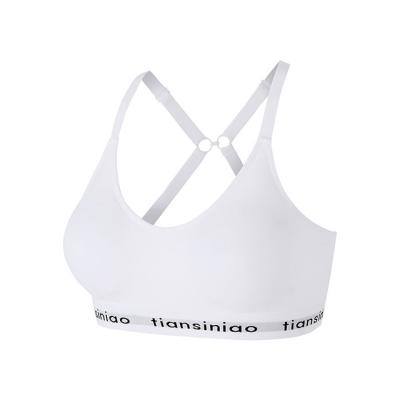 China Seamless high quality stylish women sports crop top bra push up 2022 new design fitness ladies camisole working yoga bralette for sale