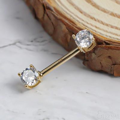 China CLASSIC Eternal Fine Nipple 14K Metal Piercing Jewelry Solid Gold for sale