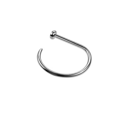 China ASTM F136 D ETERNAL FASHIONABLE titanium nose ring shape nose stud fashion body women girl piercing jewelry for sale