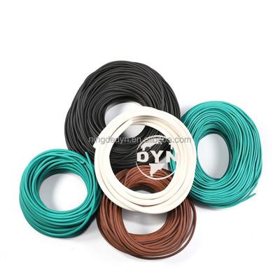 China Hydraulic Cylinder Dyne NBR FKM Silicone O Ring Rope Buna O Ring Files O Ring Rope for sale