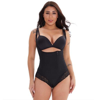 China Breathable Rubber One Piece Sculpting High Waist Plus Size Women's Functional Shapewear for sale