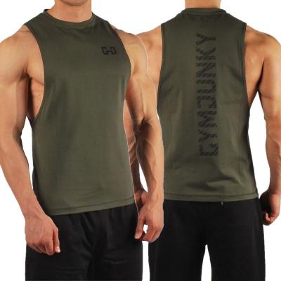 China 2021 Hot Selling High Quality Men's Fitness QUICK DRY High Quality Men's Single Sleeveless Bodybuilding Running Vest for sale