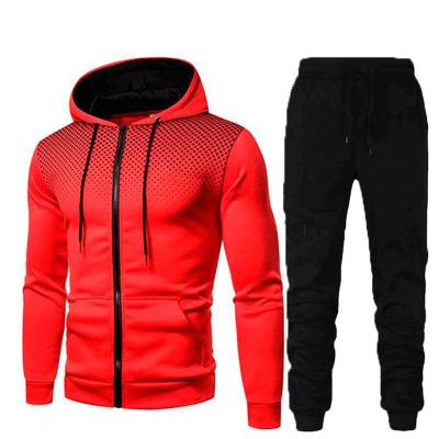 China Breathable Joggers Mens Joggers Training Wear Pants Full Zipper Mens Jogger Pants Wholesale Polyester Sports Suit for sale