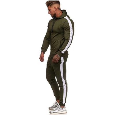 China Anti-wrinkle custom logo jogger suit new zipper cotton warm sport wear winter tracksuits for men for sale