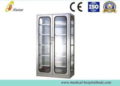 China Medizinisches Kabinett-Krankenhaus-Instrument-Glas/Metallkabinett 900*400*1750mm zu verkaufen