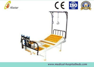 China Camas ajustables ortopédicas del brazo del acero inoxidable del hospital doble de la manivela con el estante de la tracción (ALS-TB06) en venta