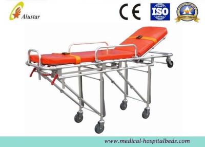 China Aluminiumlegierungs-faltende Krankenhaus-Krankenwagen-Rollwagen-automatische Laden-Bahre ALS-S006 zu verkaufen