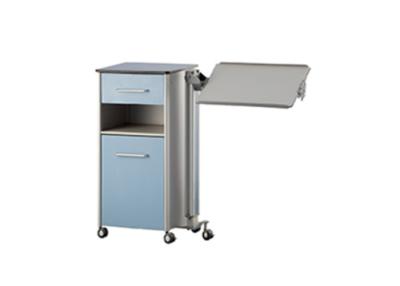 Chine Un Cabinet de chevet d'hôpital de tiroir avec la table de salle à manger réglable pour la pièce patiente à vendre