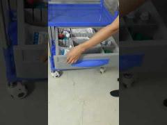 Emergency Medical Trolley Crash Cart With Drawer