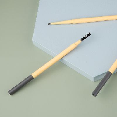 China Waterproof Double Heads Waterproof Eyebrow Pencil With Brows Brush Bulk for sale