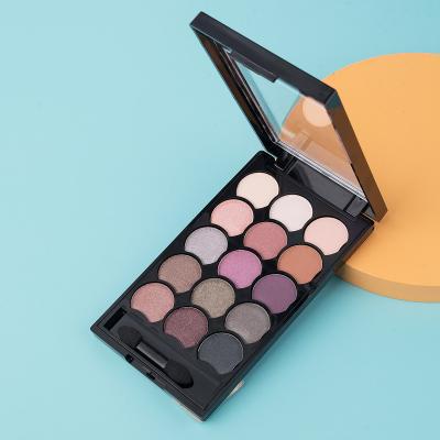 China Professional Highly Pigmented Eyeshadow 15 Colors Makeup Waterproof Custom Eyeshadow Palette Wholesale for sale