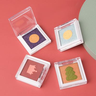 China Glitter Waterproof Matte Cute Custom Eyeshadow Palette Waterproof Eyeshadow Palette for sale