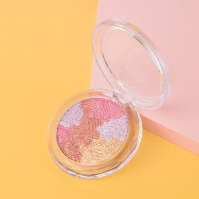 China Waterproof Highlighter Contour Bronzer Palette Blush Private Label Powder Custom Blush Palette for sale