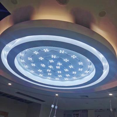 China Customize 220V Soft LED Pressure Film Ceiling Lead Block Chain Advertising Module Square Light for sale