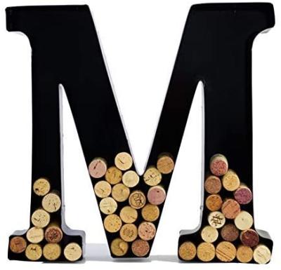 China For Store Wine Cork Holder - Metal Monogram Letter (m) for sale