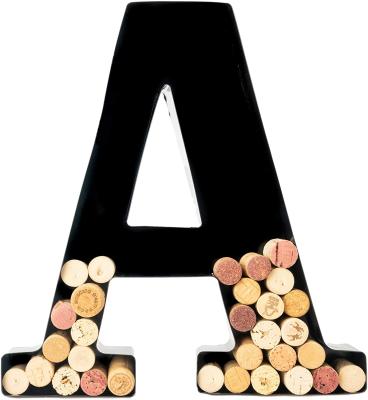 China For Store Alphabet Letter A Wine Cork Holder for sale