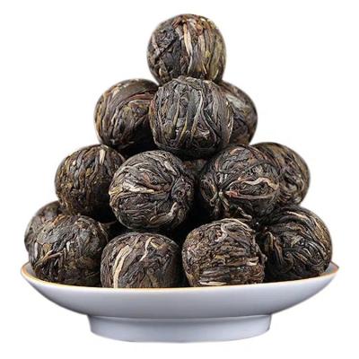 China Compressed Tea Maker Organic Healthy Slimming Tea Yunnan Dragon Ball 7g Pu'er Chinese Raw Tea for sale