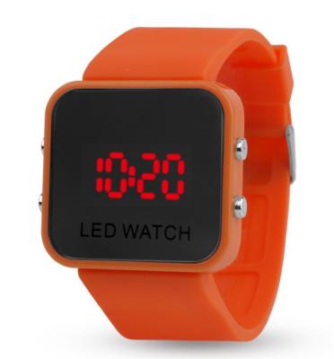 China LED Display Factory Wholesale Fashion Adult Children Mirror Space LED Watch Popular Color Watch for sale