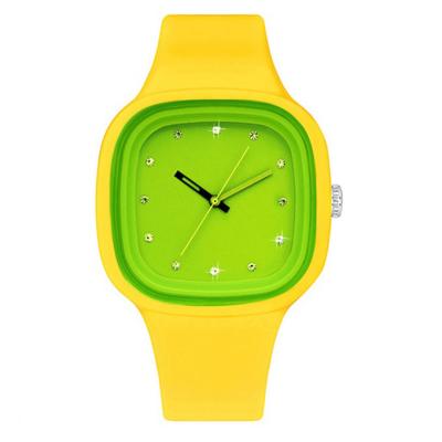 China Custom Non-Specific Jelly Sport Case Promotional Dial Silicone Alloy Unisex Quartz Watch for sale