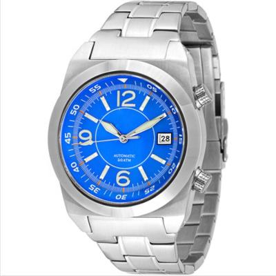 China New design ice blue automatic date diver men watch mechanical mens wristwatch reloj custom luminous your logo for sale