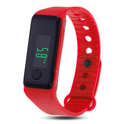 China Noctilucent Eco - Friendly Silicon TPU Calorie Watch Strap Digital Pedometer for sale